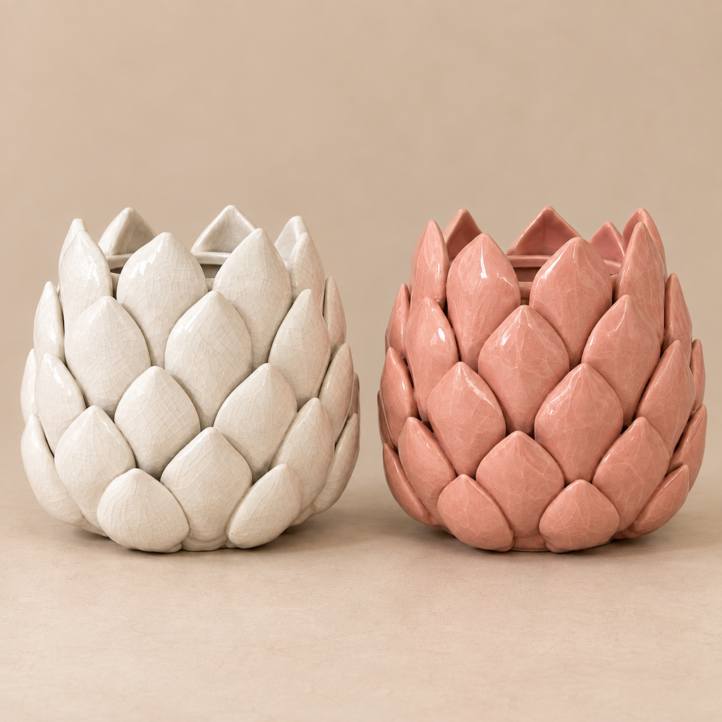 Handmade Ceramic Petal Vase