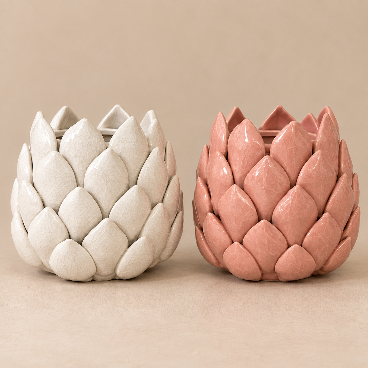 Handmade Ceramic Petal Vase